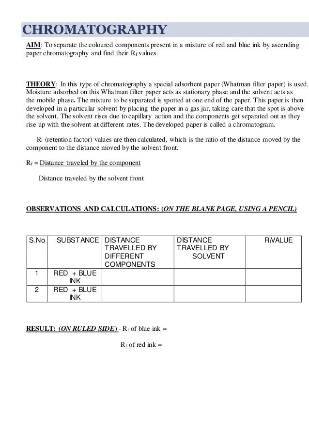 Class 12 cbse chemistry practicals