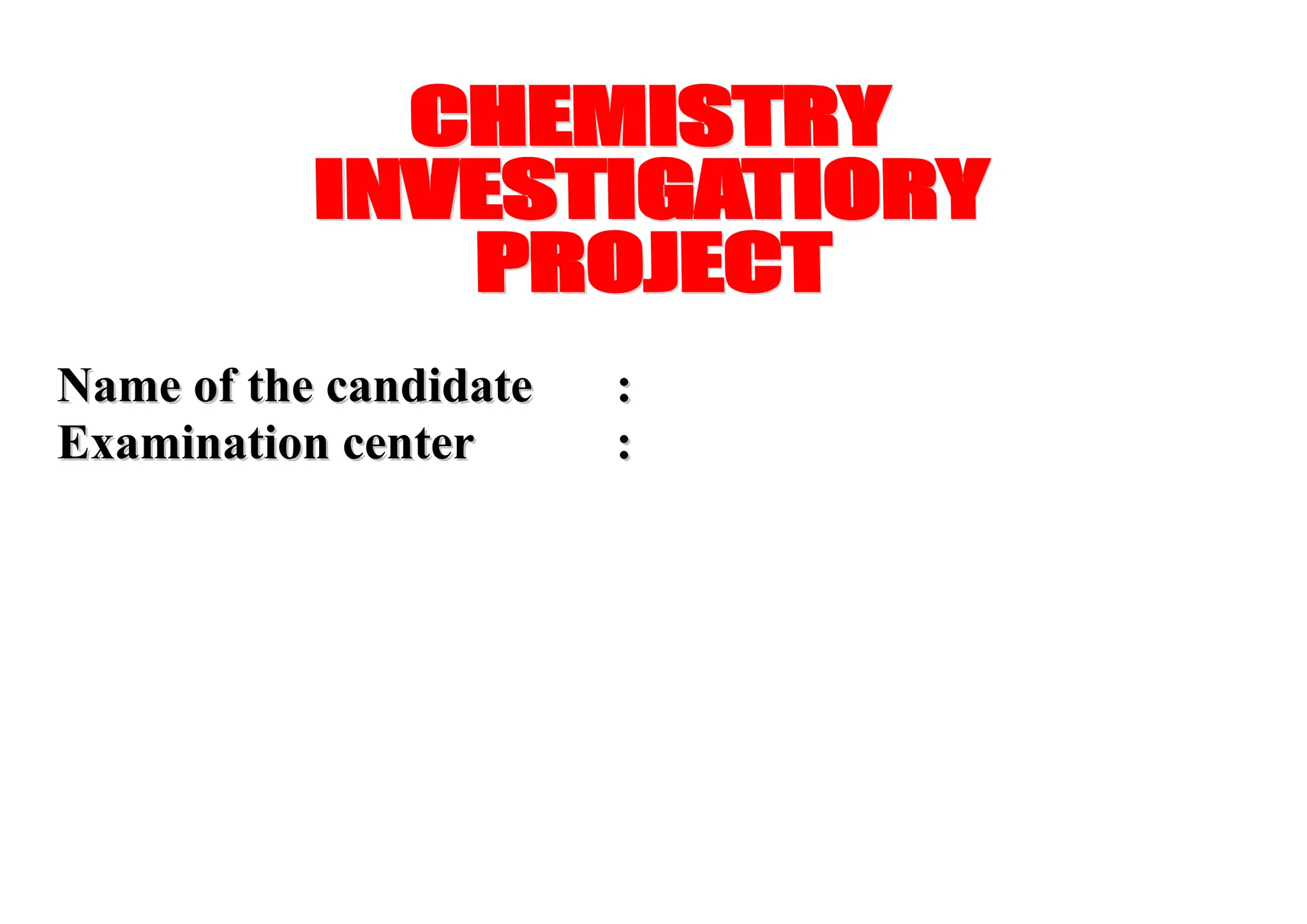 3
Name of the candidate
Name of the candidate :
:
Examination center
Examination center :
:
 