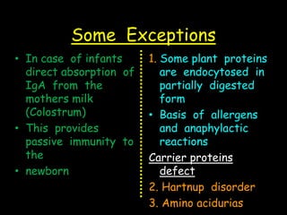  Digestion protein,  absorption amino acid and amino acid pool 