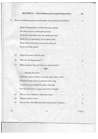 CBSE Class 12 English Paper 2013-14