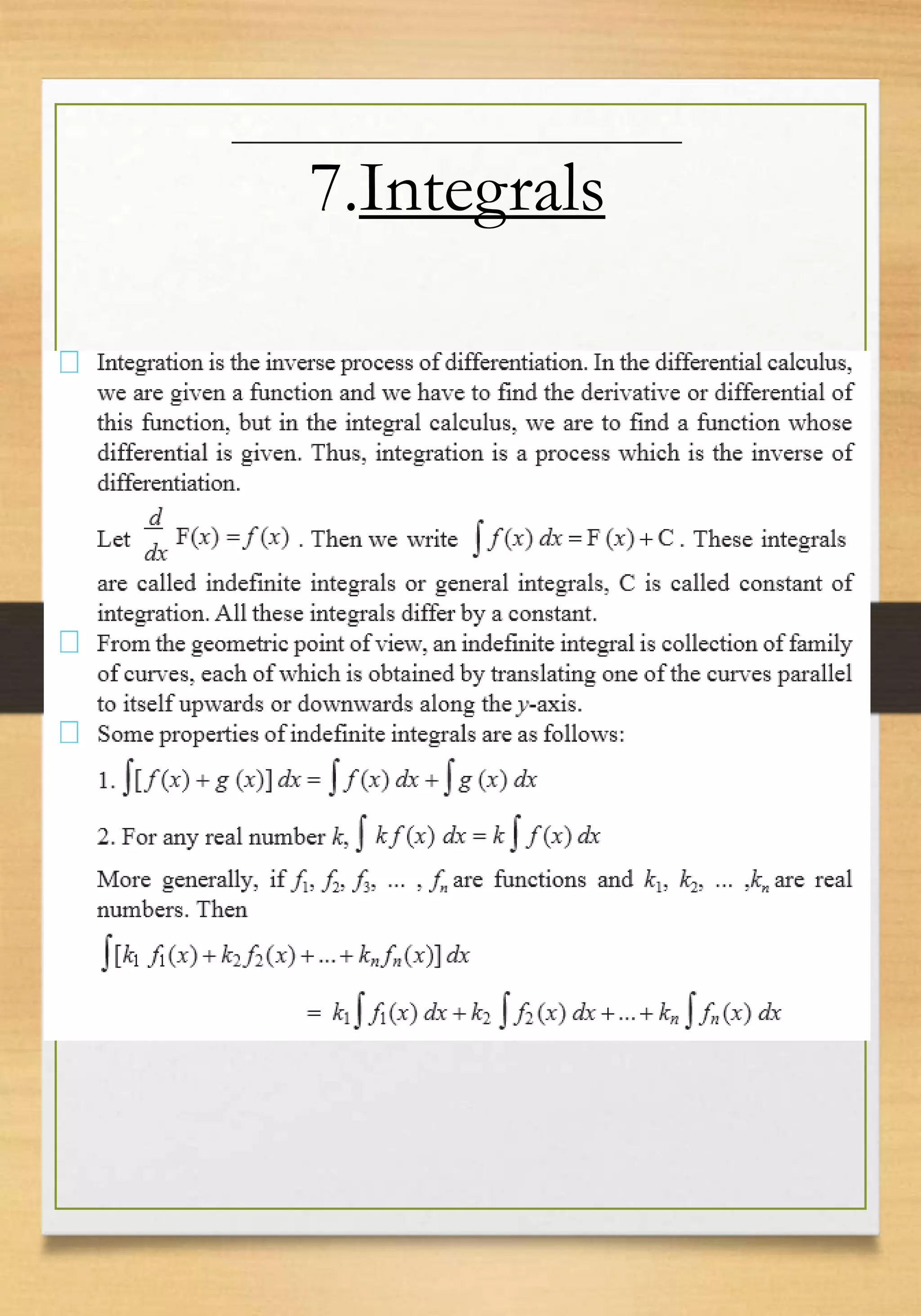 7.Integrals
 