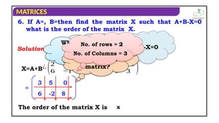 Matrix X12 Math Class_12_Maths_1_Matrices_Introduction,_order_of_matrix_up_to_scalar.ppt