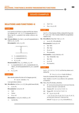 Class 12 Mathematics Topic Wise Line by Line Chapter 2 Relations ...