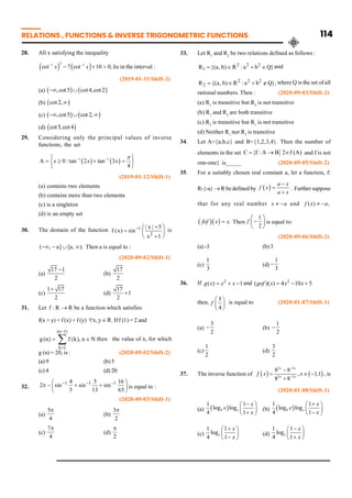 Class 12 Mathematics Topic Wise Line by Line Chapter 2 Relations ...