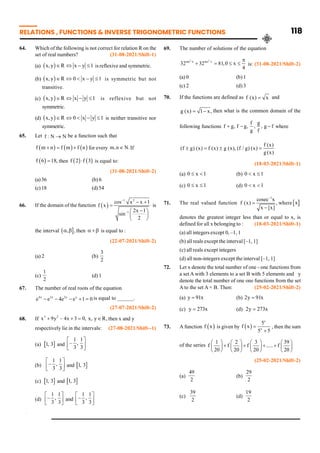 Class 12 Mathematics Topic Wise Line by Line Chapter 2 Relations ...