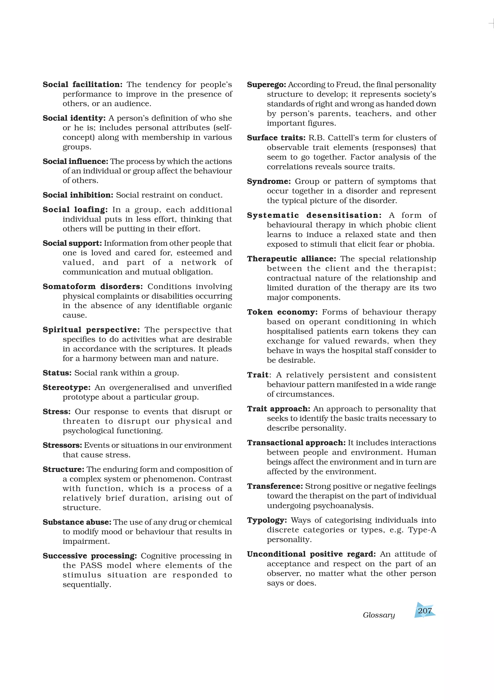 Class12 psychology glossary_ncert_text_book_englishedition | PDF