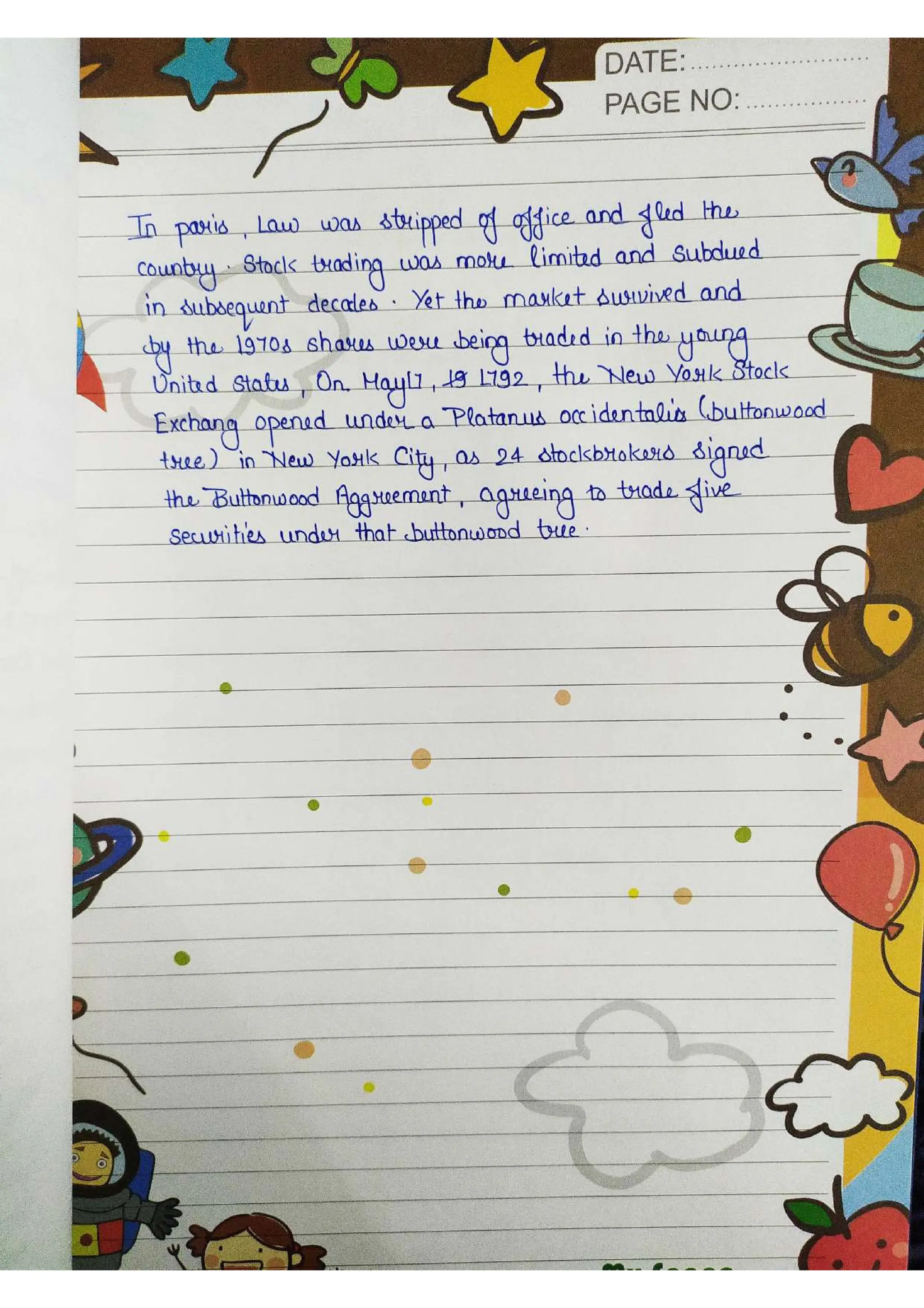 Business Studies  Project File  on Stock Exchange.pdf