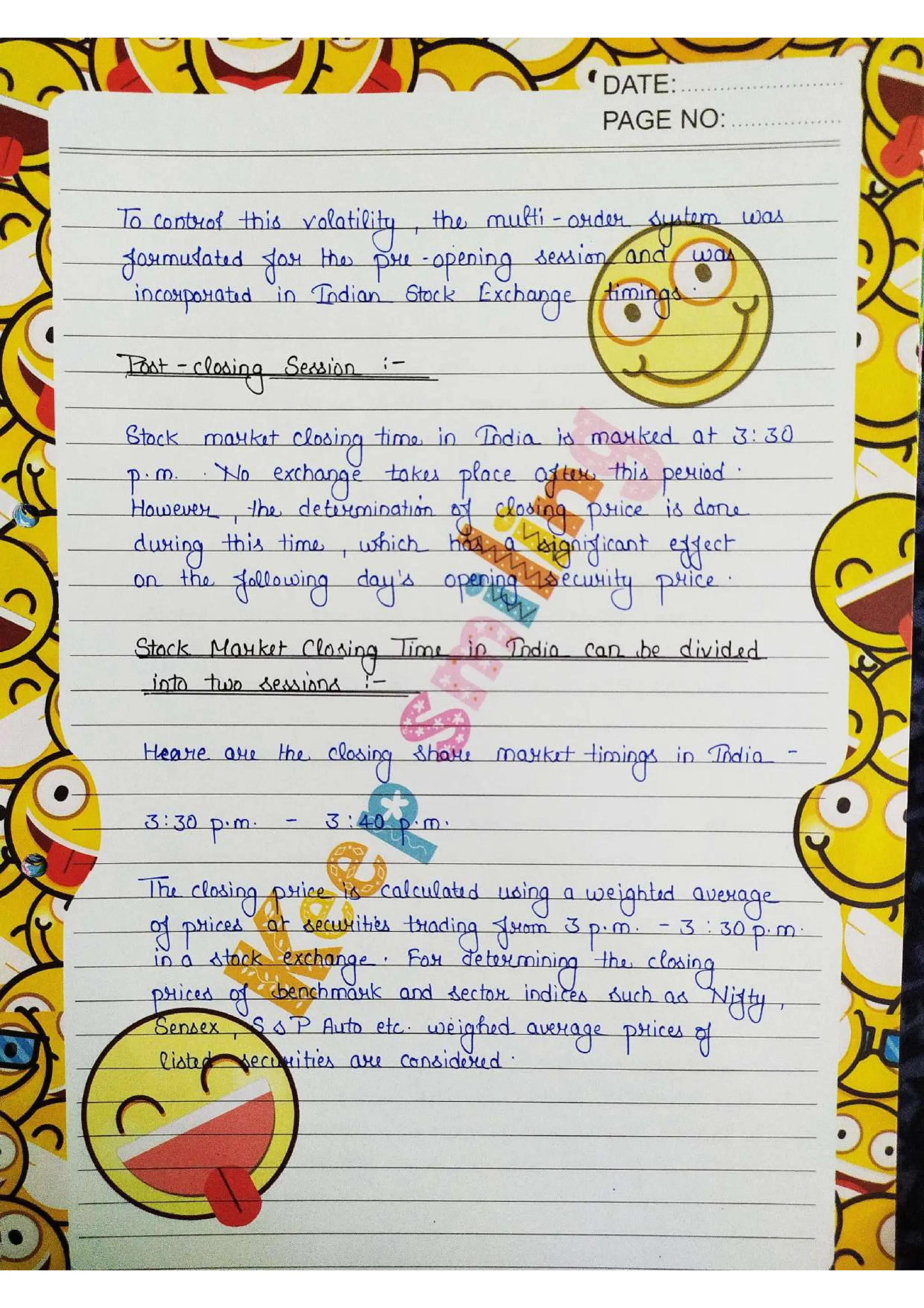 Business Studies  Project File  on Stock Exchange.pdf