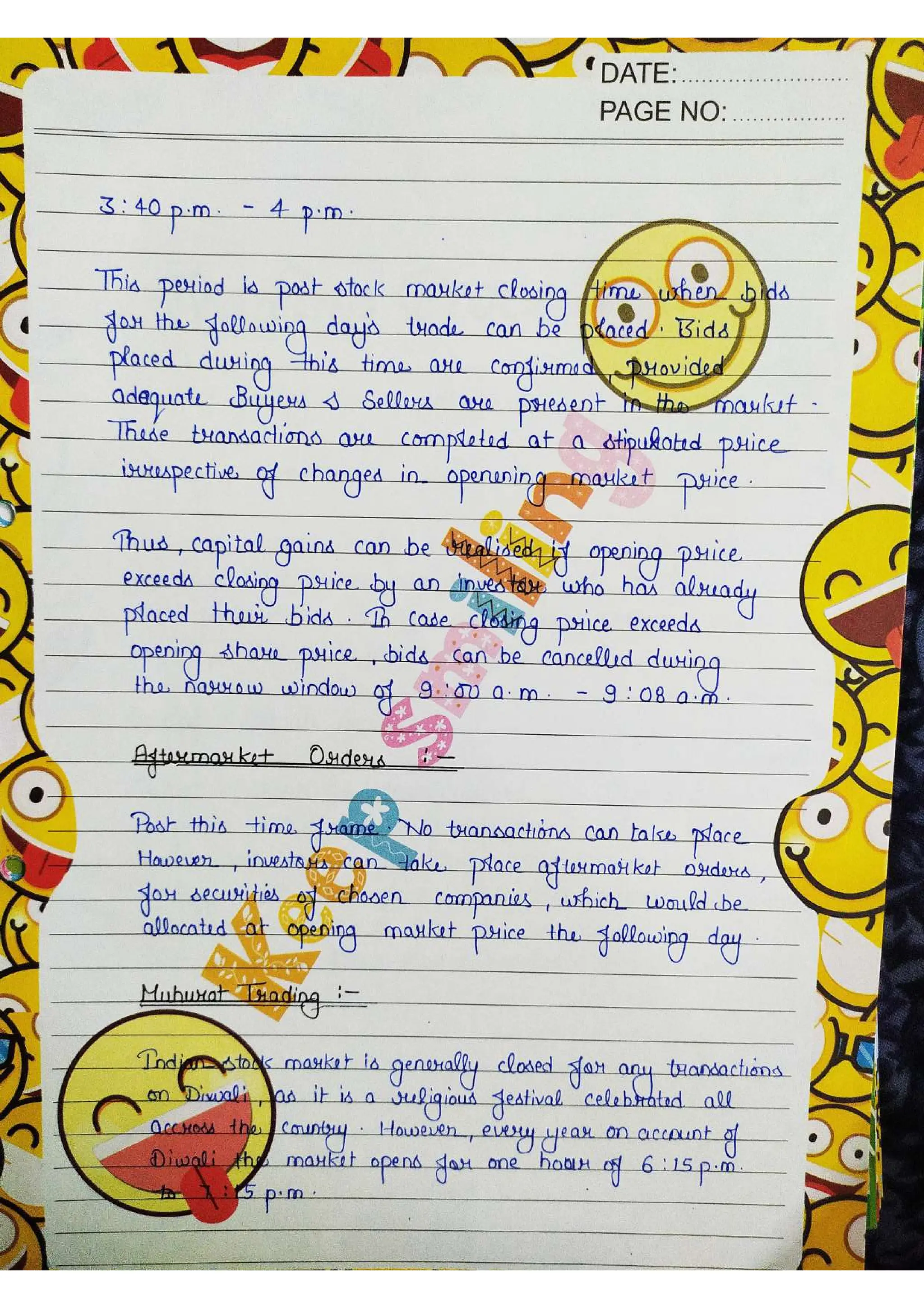 Business Studies  Project File  on Stock Exchange.pdf