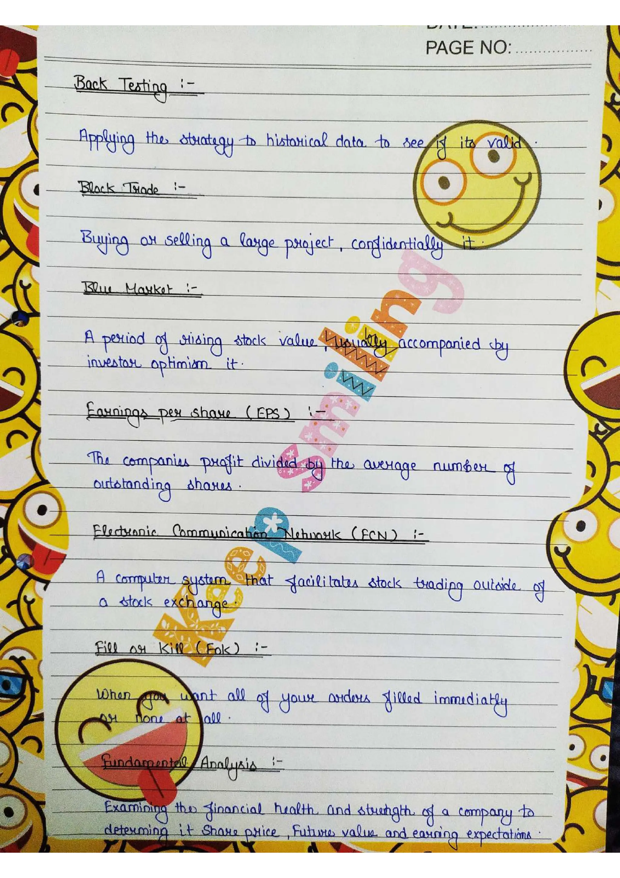 Business Studies  Project File  on Stock Exchange.pdf