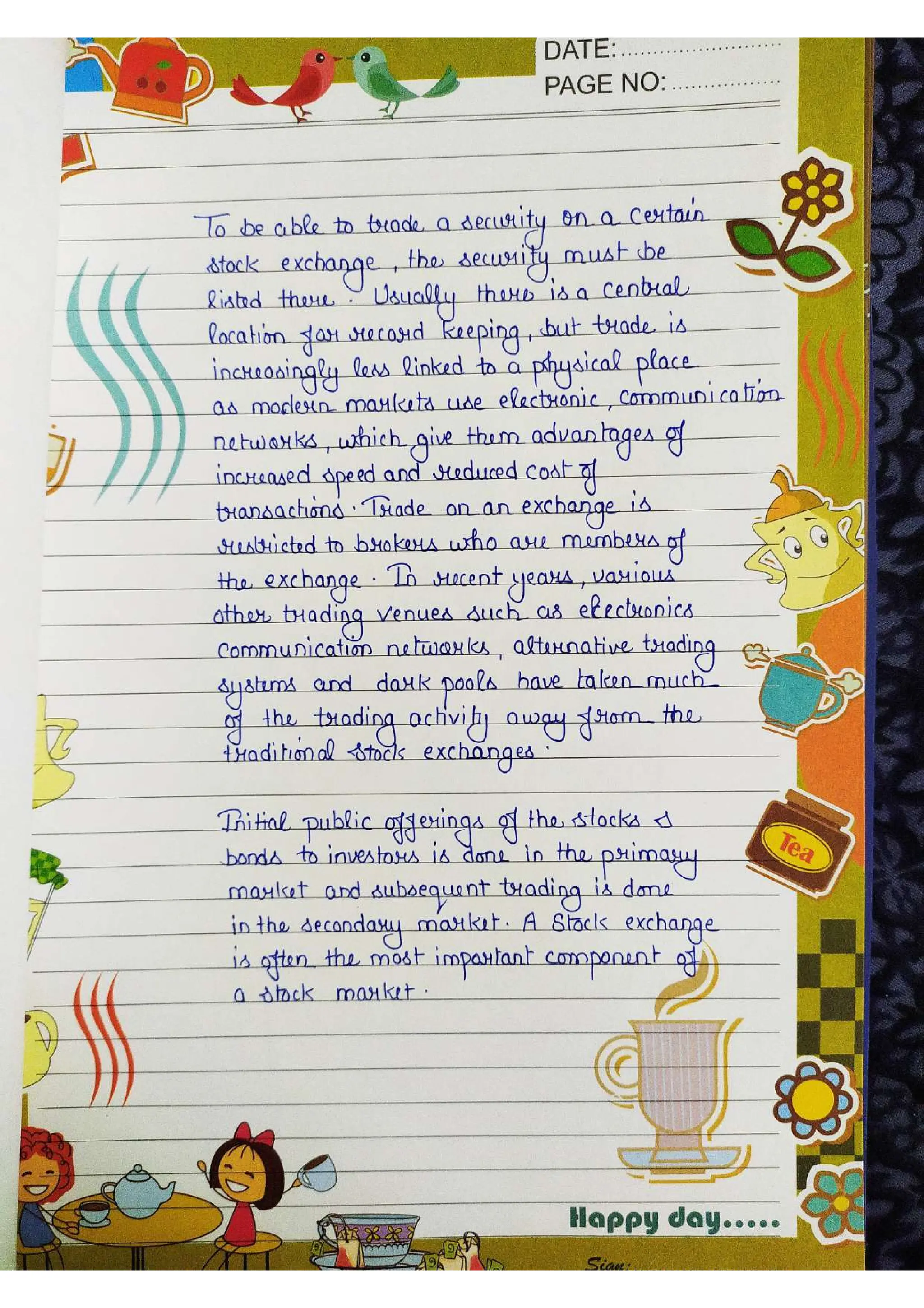 Business Studies  Project File  on Stock Exchange.pdf