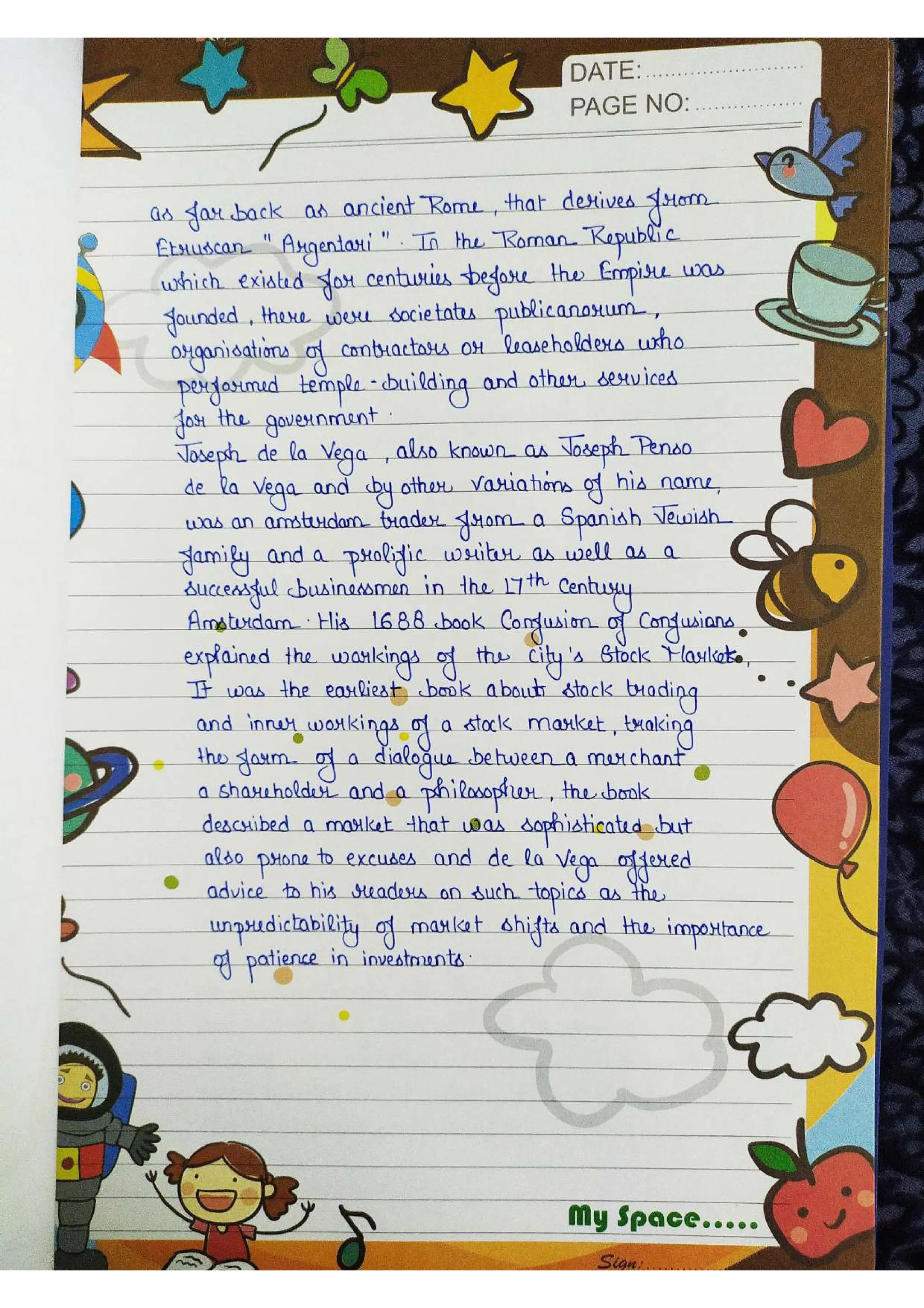 Business Studies  Project File  on Stock Exchange.pdf