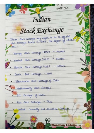 Business Studies Project File on Stock Exchange.pdf