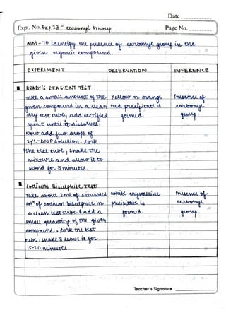 Class 12th chem practical file | PDF