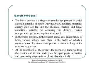 Class 14 summary – basics of process control | PDF