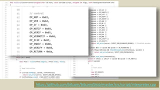 5https://github.com/bitcoin/bitcoin/blob/master/src/script/interpreter.cpp
 