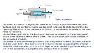 class16.pptx forming process forging rolling | PPTX