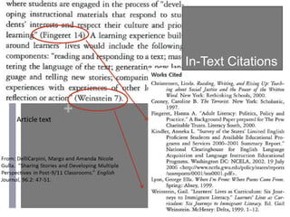 In-Text Citations

+

 