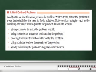 A Well-Argued Solution
 