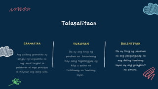 Tukuyan Examples PAGSASALIN-MAKA-AGHAM NA PROSESO-RETOTIKA | PDF