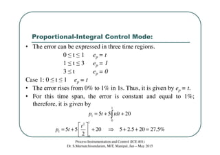 Class 19 pi & pd control modes | PDF