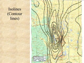 Isolines (Contour lines) 