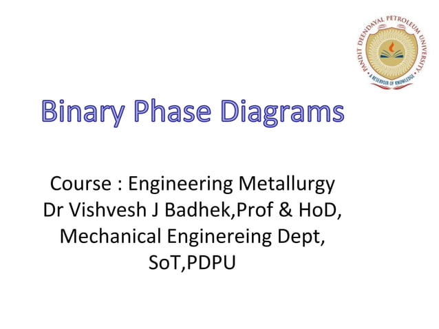 Class 1 binary phase diagrams | PPT | Chemistry | Science