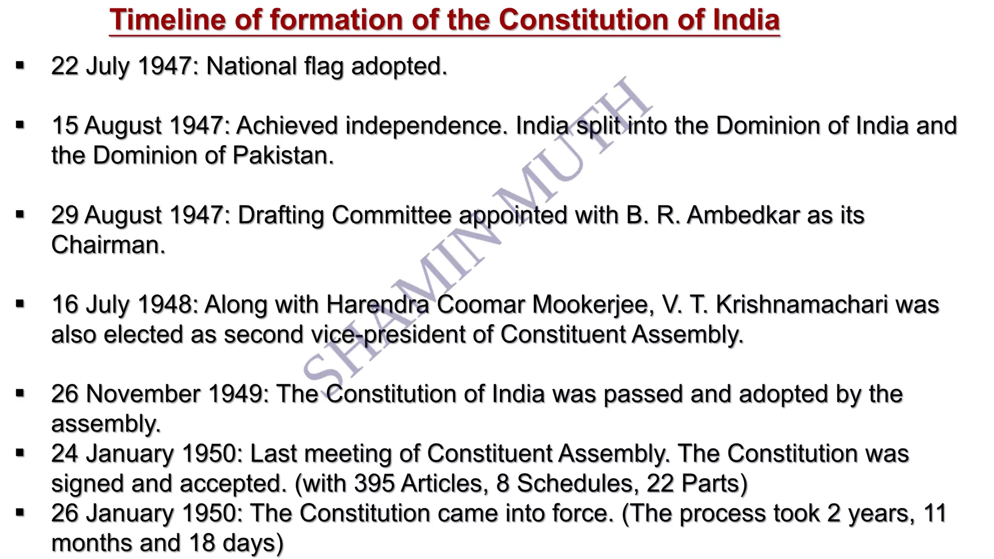 Historical background of the Indian constitution - MCN202 (Module 1) | PDF