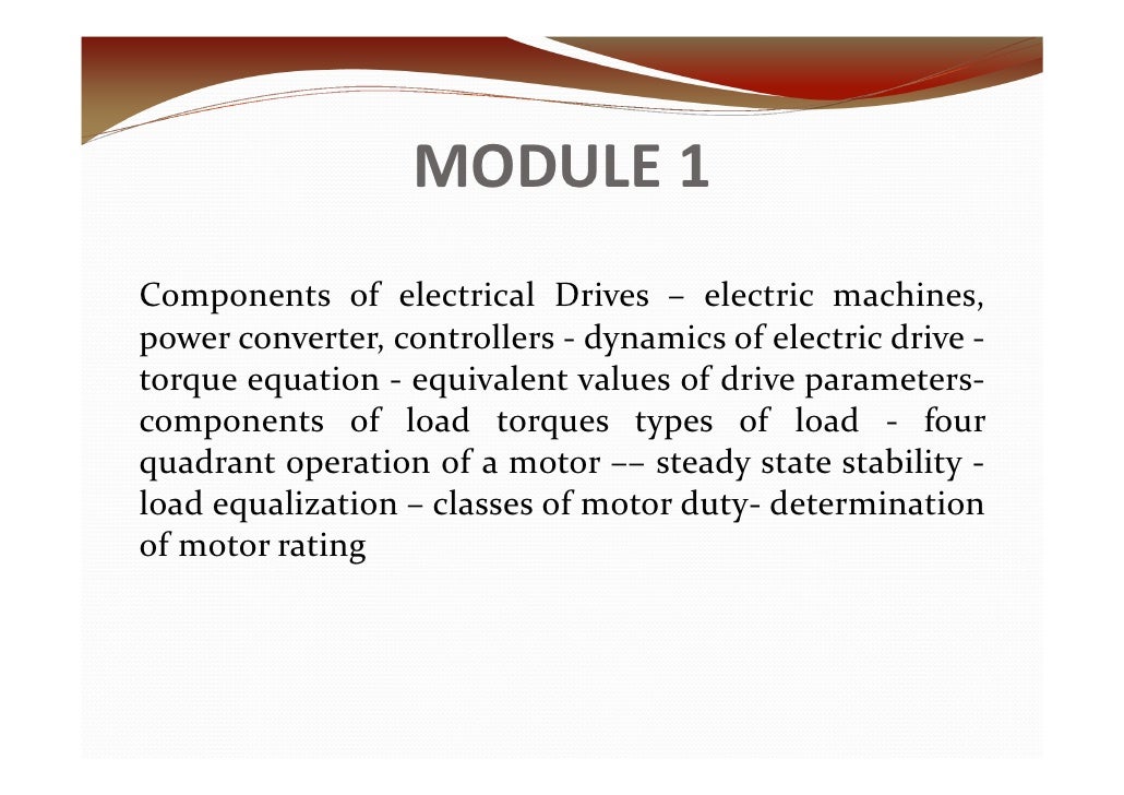 Advanced Electrical Drives: Analysis, Modeling, Control Advanced Electrical Drives: Analysis, Modeling, Control