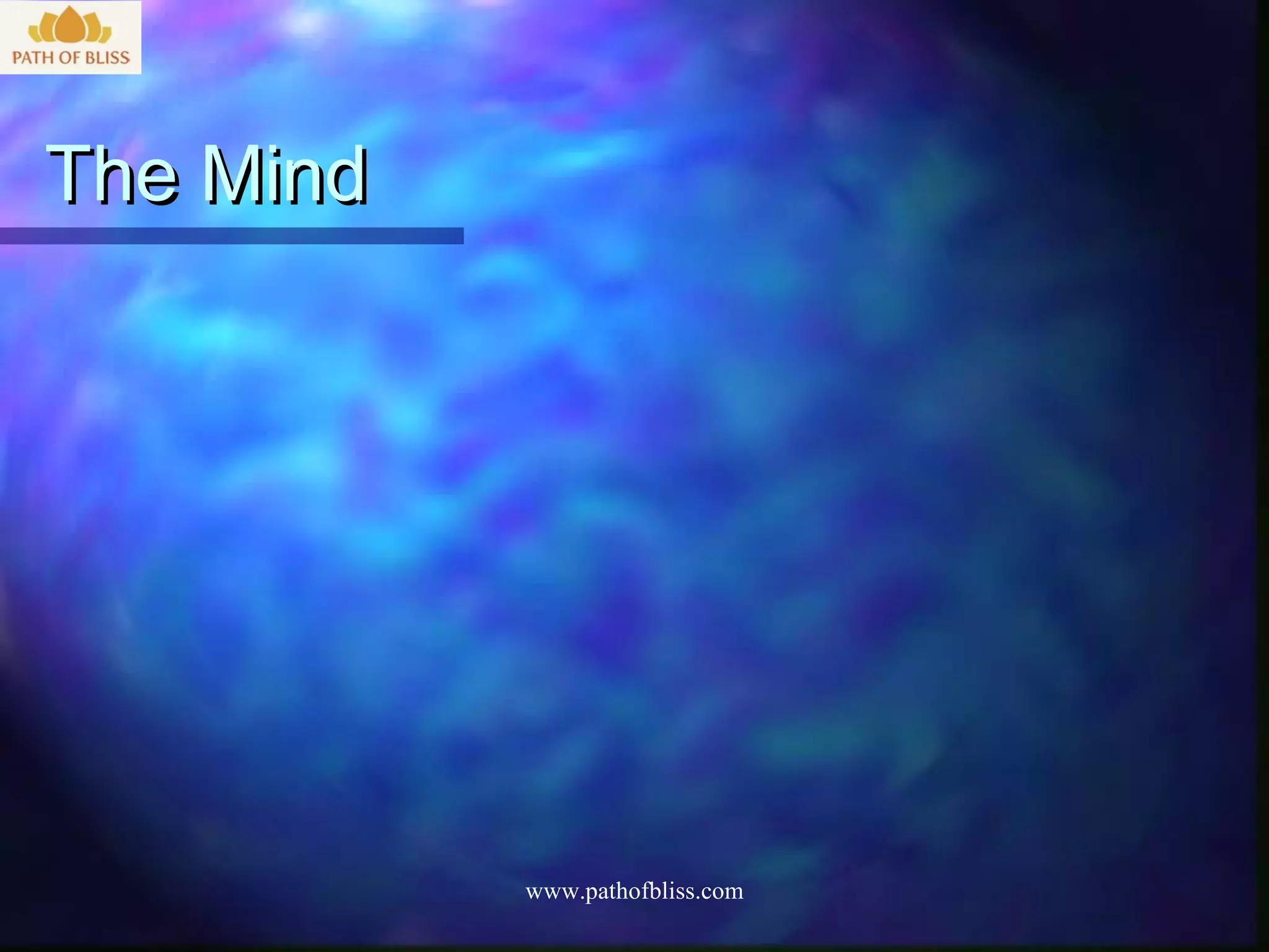 The Mind




           www.pathofbliss.com
 