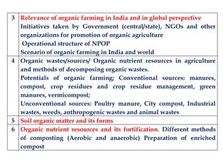 Npop Structure Class 1 Organic farming301.pptx CONCEPT ABOUT ORGANIC FARMING | PPTX