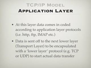 Network infrastructure - TCP/IP | KEY