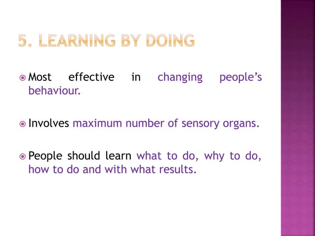 Extension Education Process Principles And Philosophy