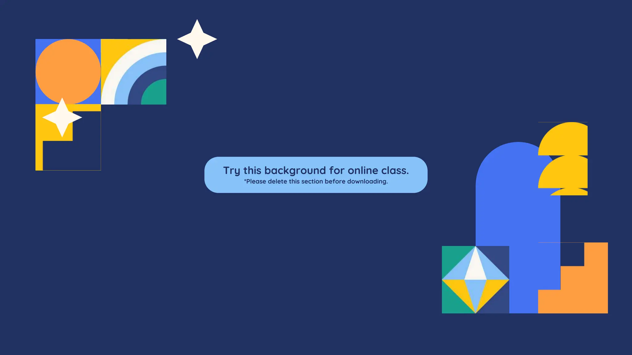 Try this background for online class.
*Please delete this section before downloading.
 