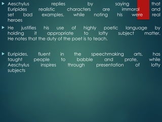 Prate Example Class 2 on the Frogs by Aristophane .pptx