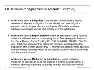 Class 2 arbitration agreements class | PPTX