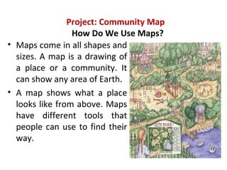 What Do We Use Maps For Class 2. Community Map