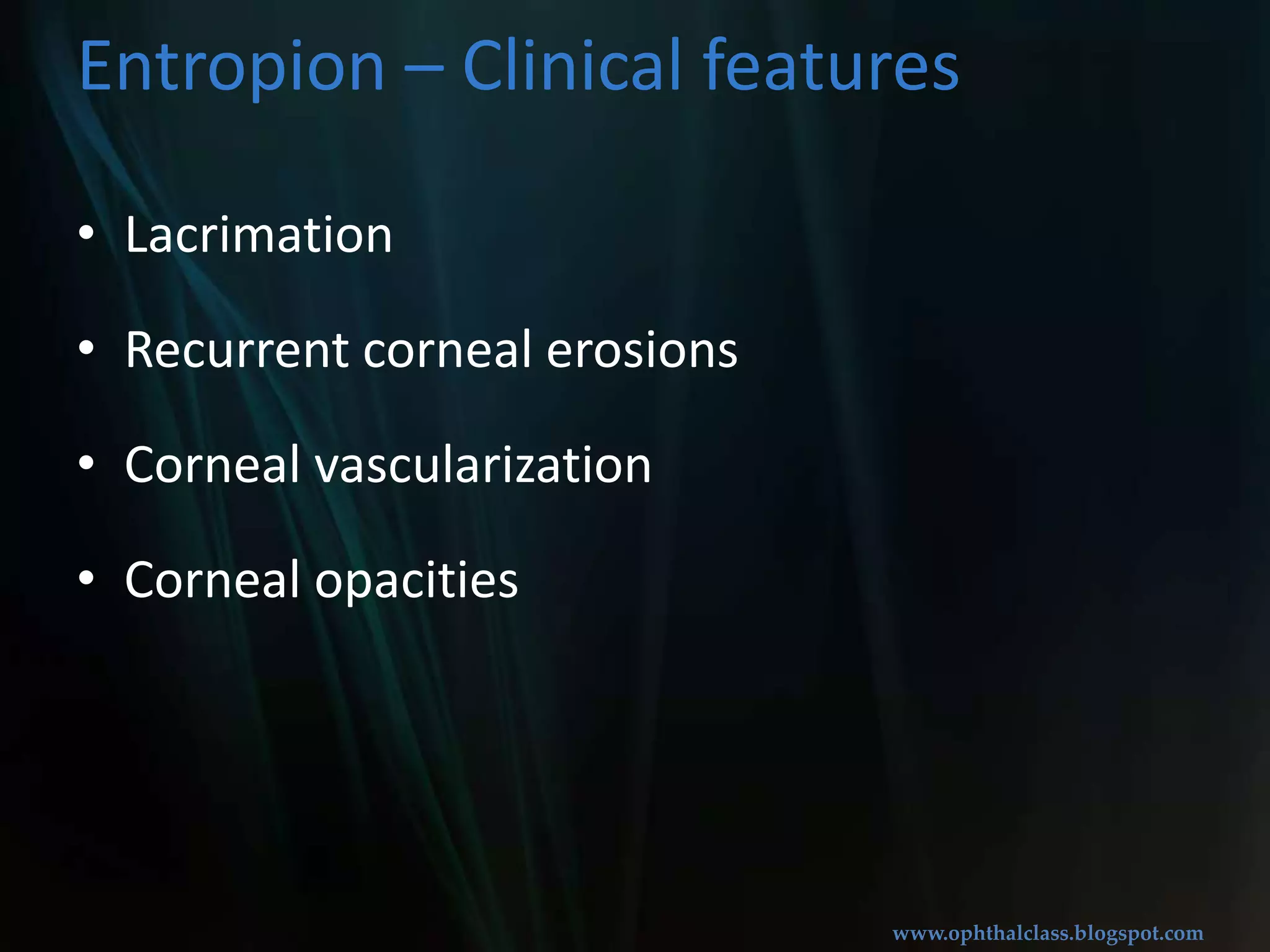InvolutionalentropionEntropion