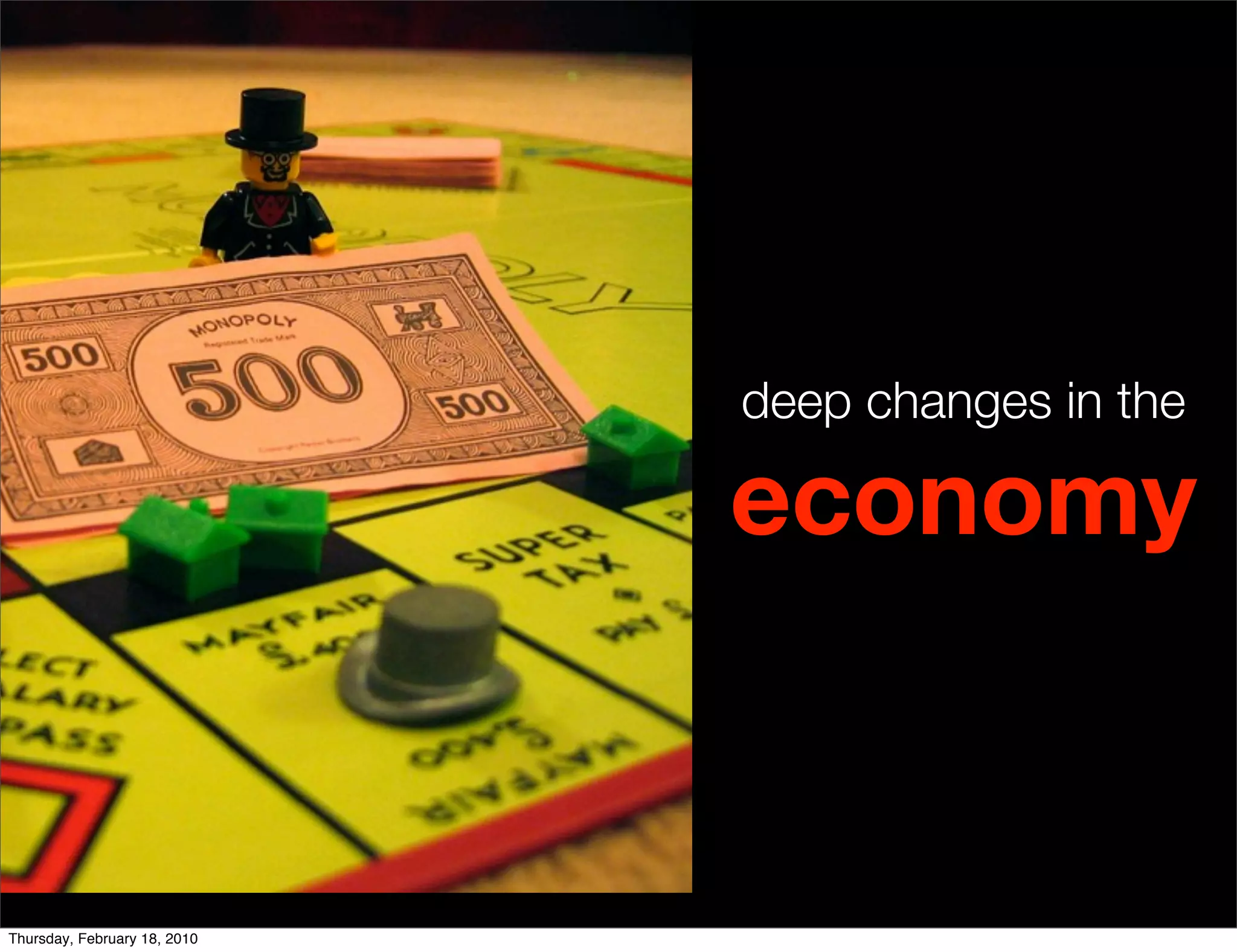 deep changes in the

                              economy


Thursday, February 18, 2010
 