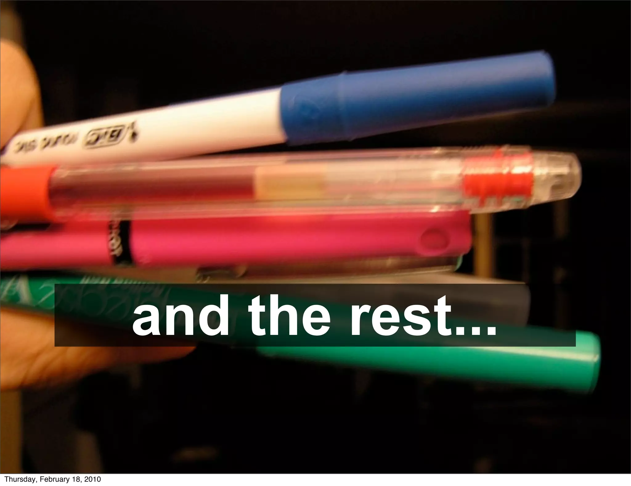 and the rest...

Thursday, February 18, 2010
 