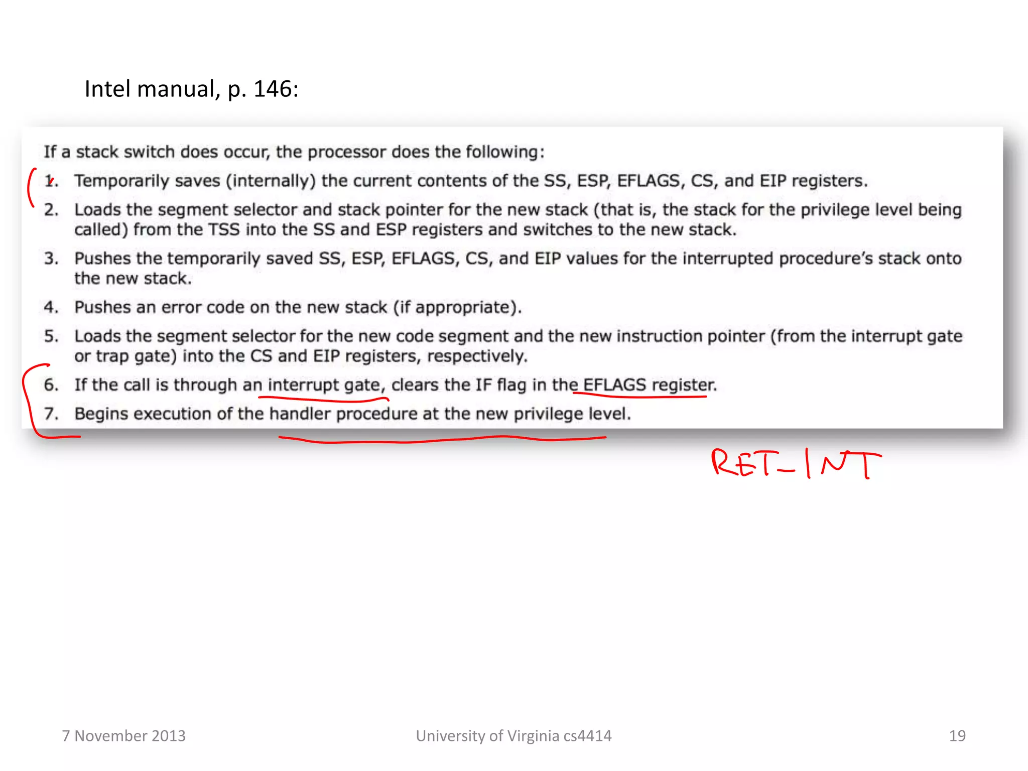 Intel manual, p. 146:

7 November 2013

University of Virginia cs4414

19

 