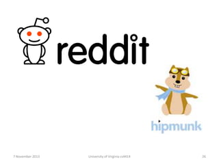 7 November 2013

University of Virginia cs4414

26

 