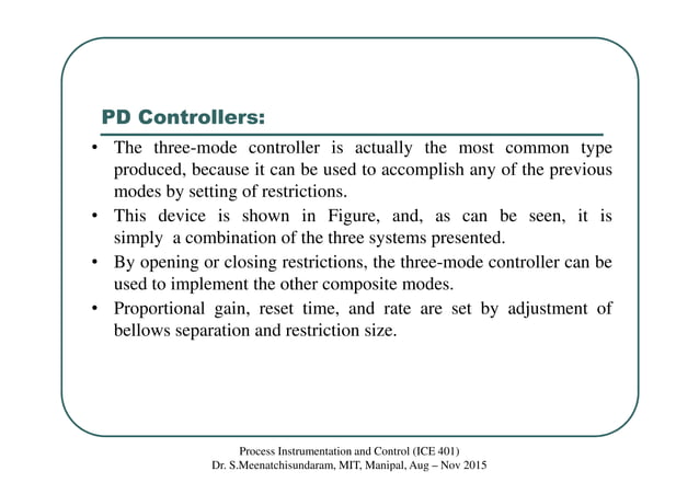 Class 29 pi, pd and pid pneumatic controllers | PDF