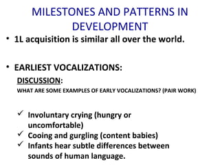 Class 2 milestones and patterns in development | PPT