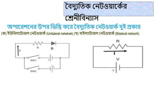 Electrical Network Network Classification Pptx