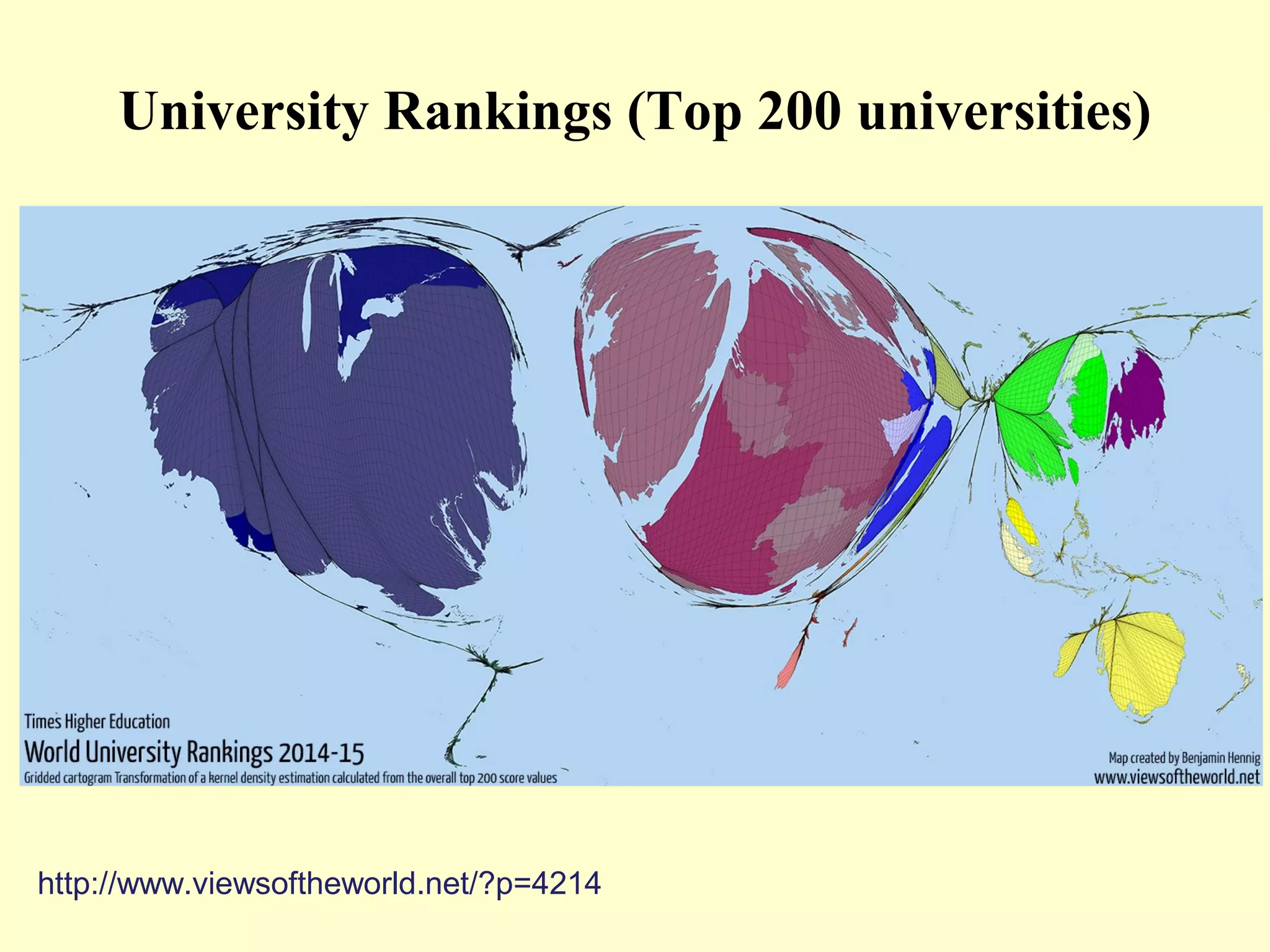 http://www.viewsoftheworld.net/?p=4214
University Rankings (Top 200 universities)
 