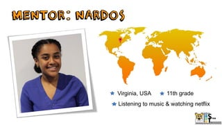 Virginia, USA 11th grade
Listening to music & watching netflix
 