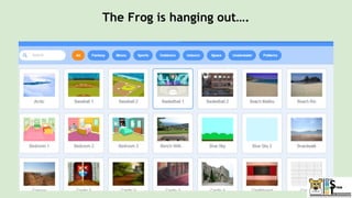 The Frog is hanging out….
 