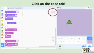 Click on the code tab!
 