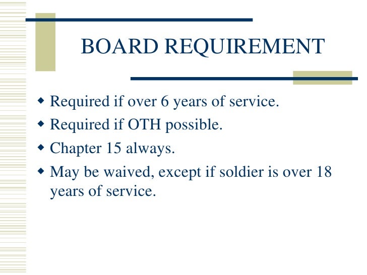 U.S. Army Chapter Separation _ Personnel Separations Separation ...